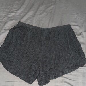 Auden Charcoal Knit Athletic Shorts